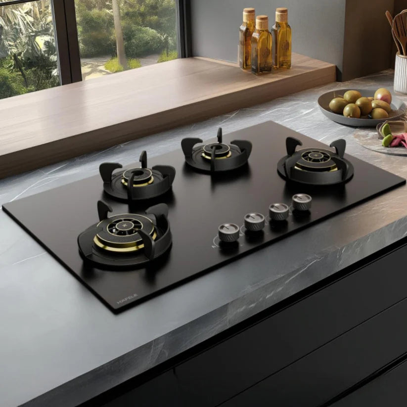Hafele ALTIUS PLUS MATT GLASS 490 86cm 4-Burner Cooktop