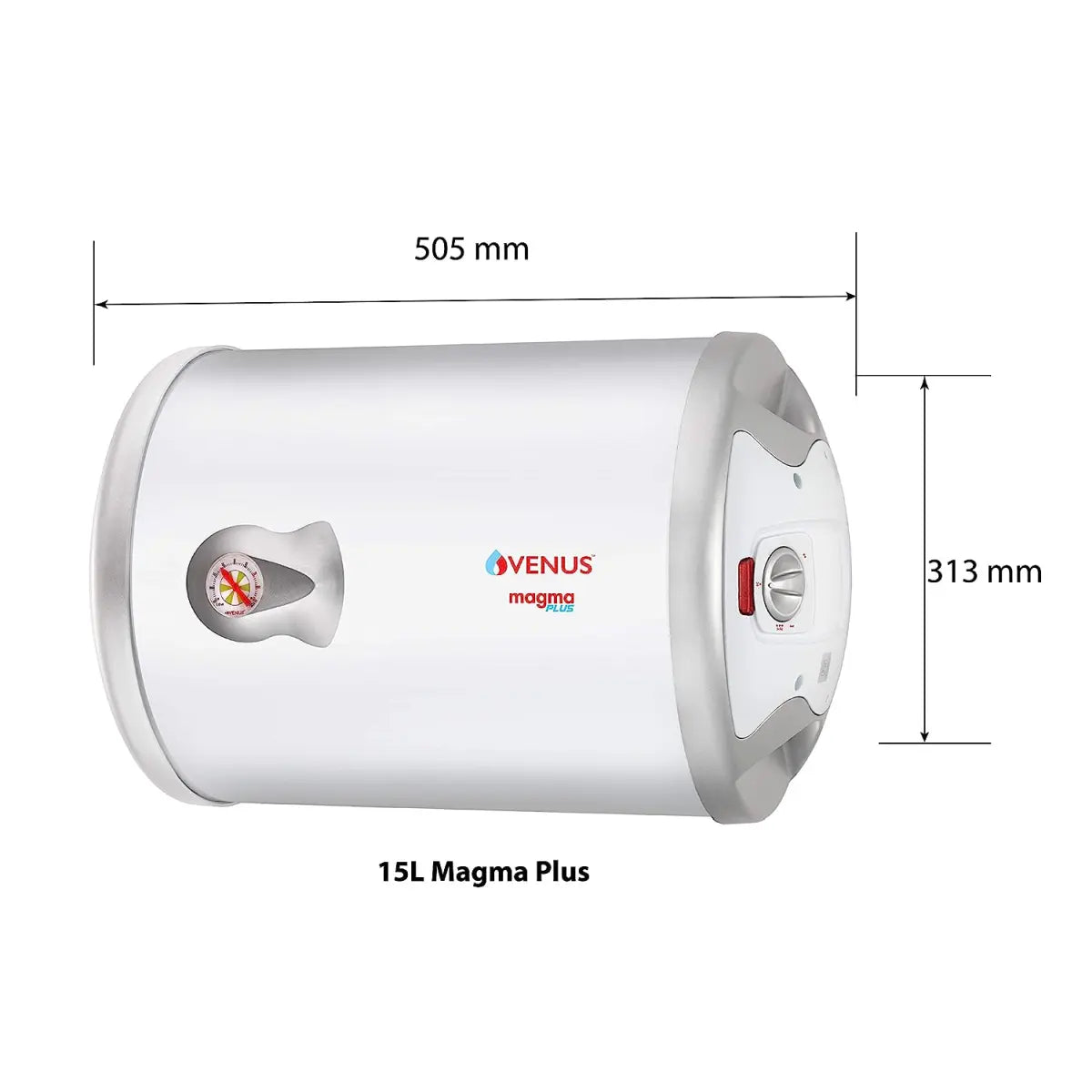 Venus Magma Plus 15GH 15-Litre Storage Water Heater (White,BEE Star Rating - 4 Stars)