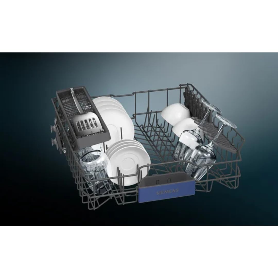 Siemens iQ500 SN25II00KI 14 Place Settings Free-Standing Dishwasher (Brushed Steel, Anti-Fingerprint, 60 cm)