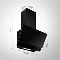 KAFF NOVA SV 60cm Ducted Wall Mount Chimney - O Touch Control, 1000m3/hr