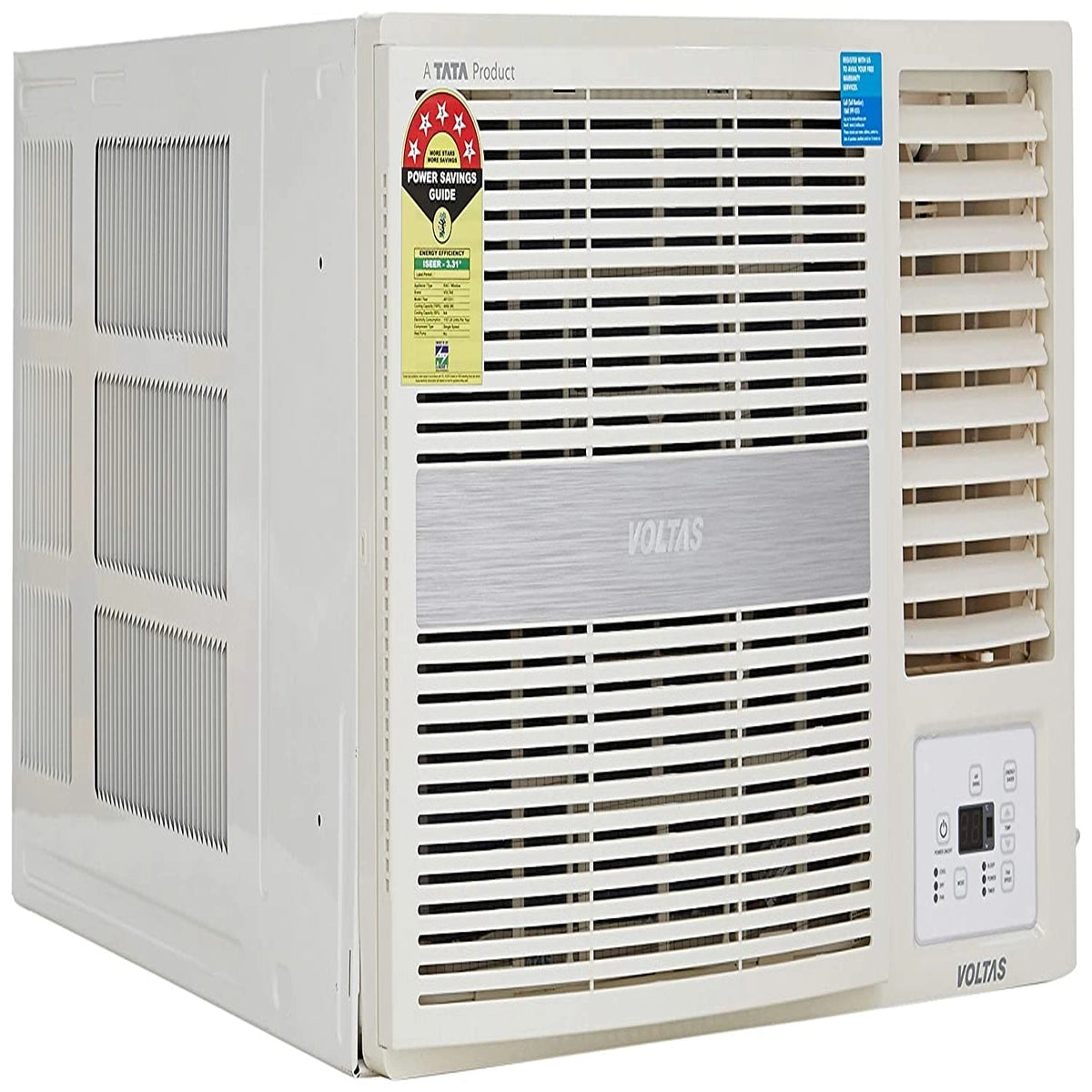 Voltas 1.5 Ton 5 Star Window AC (Copper 185 LZH/185 LZH R32 White)