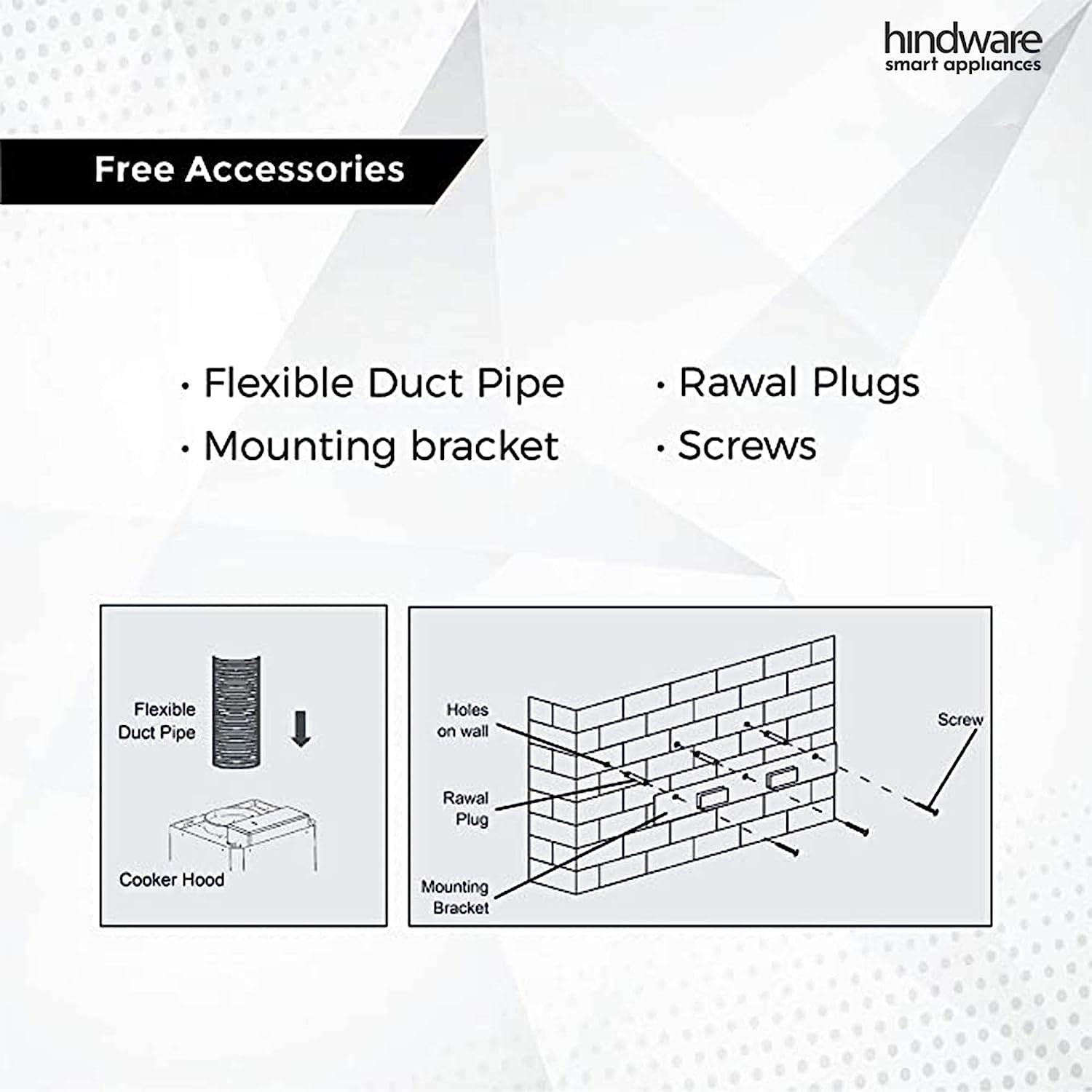Hindware Optimus 60 cm 1400 m³/hr Filterless Auto-Clean Wall Mounted Kitchen Chimney with Motion Sensors, Touch Control, MaxX Silence Technolog