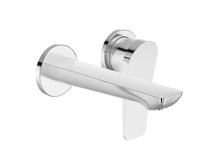 kohler K-27483IN-4ND-CP Single control wall mount lav faucet trim without drain in polished chrome
