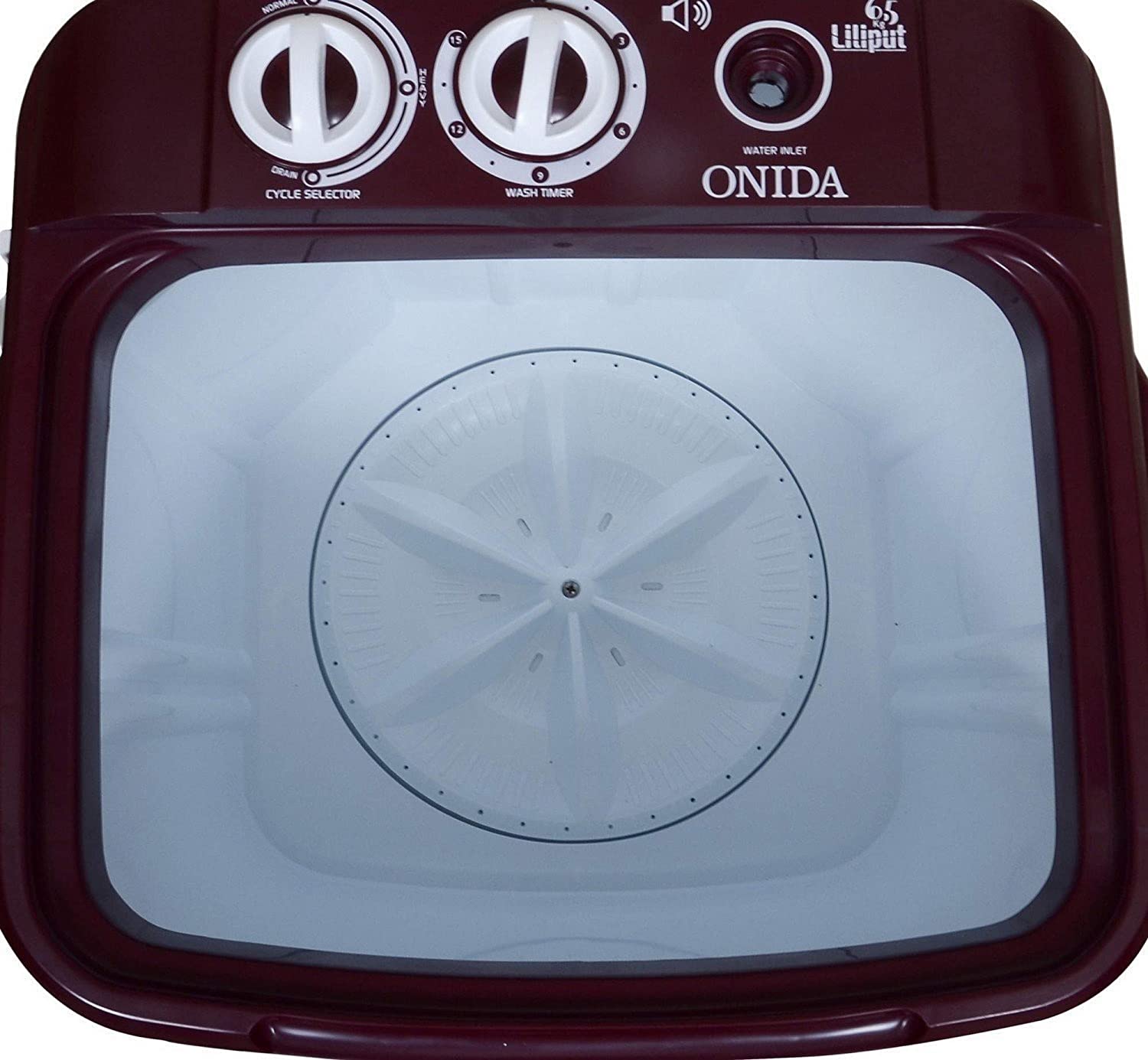 Onida 6.5 kg Top Load Washer WS65WLPT1LR Liliput Lava Red