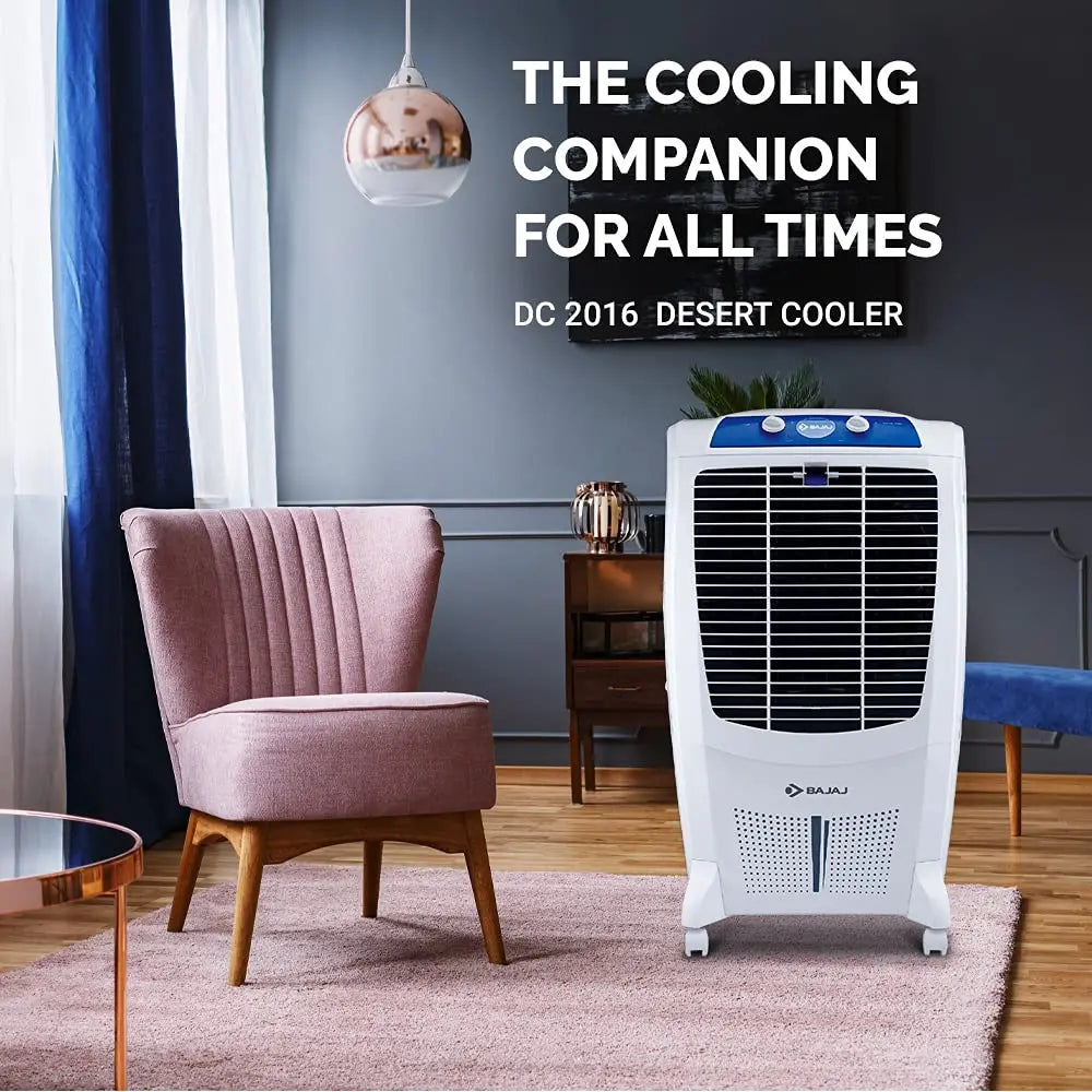 Bajaj DC2016 67L Desert Air Cooler with DuraMarine Pump White