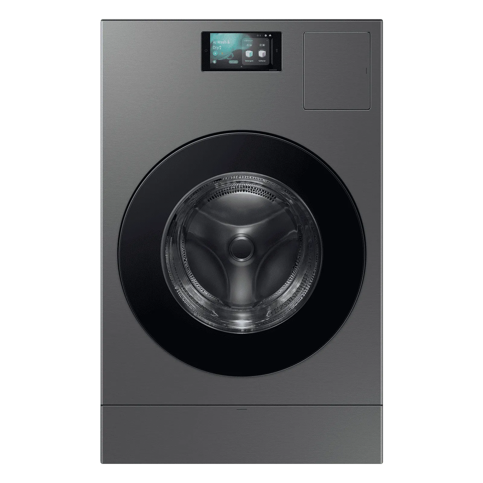 Samsung 25/15 kg Fully Auto Front Load Washer Dryer, Dark Steel