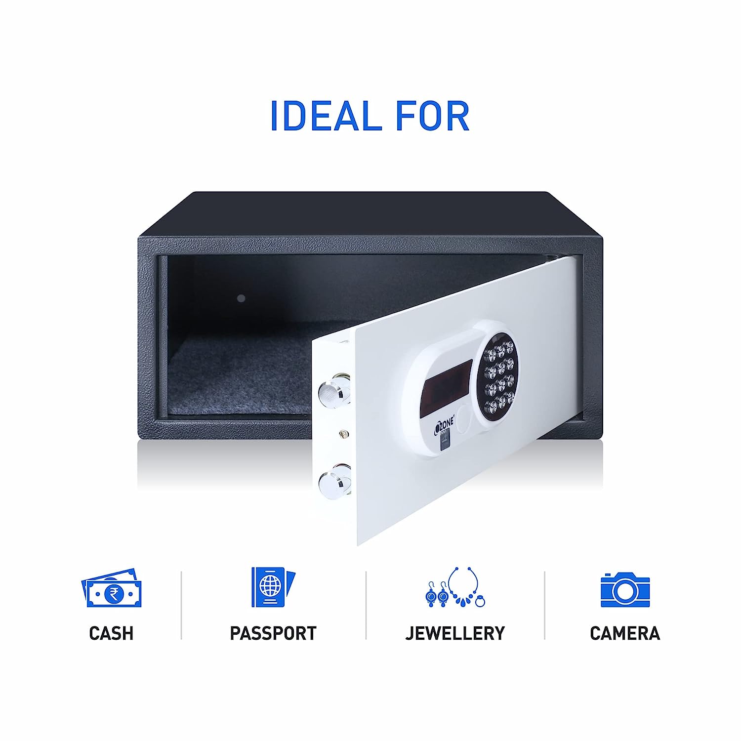 ozone O Square safe with pin lock