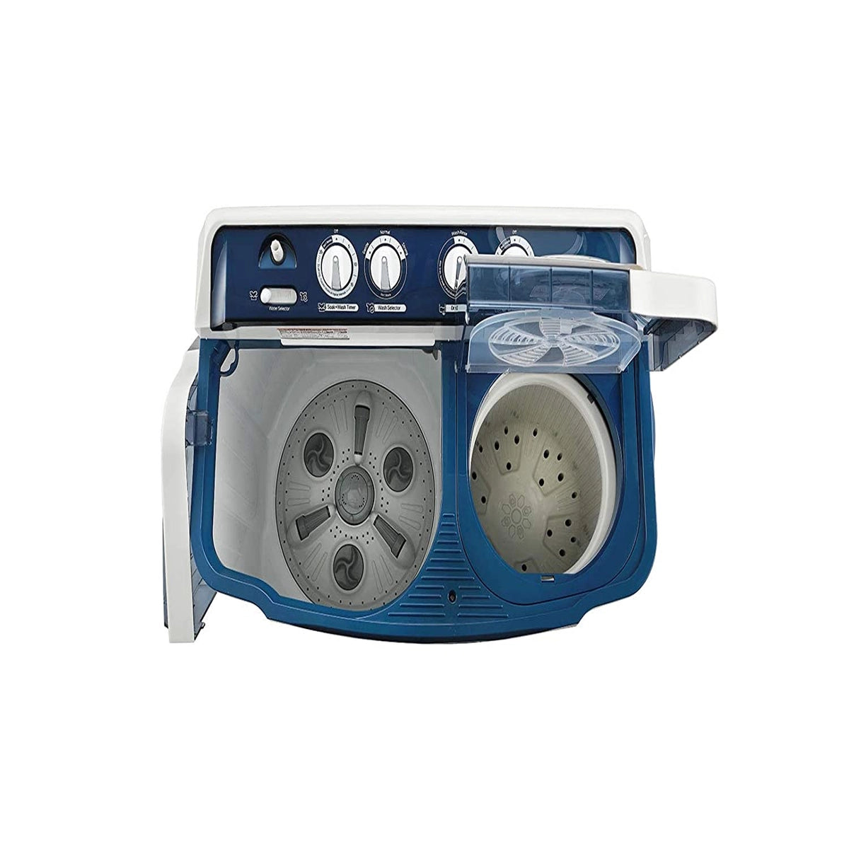 LG P7025SBAY Wash 7Kg and Spin 6 Kg, 4 Star, Rust Free Body, Roller Jet Pulsator, Wind Jet Dry, Color: Dark Blue