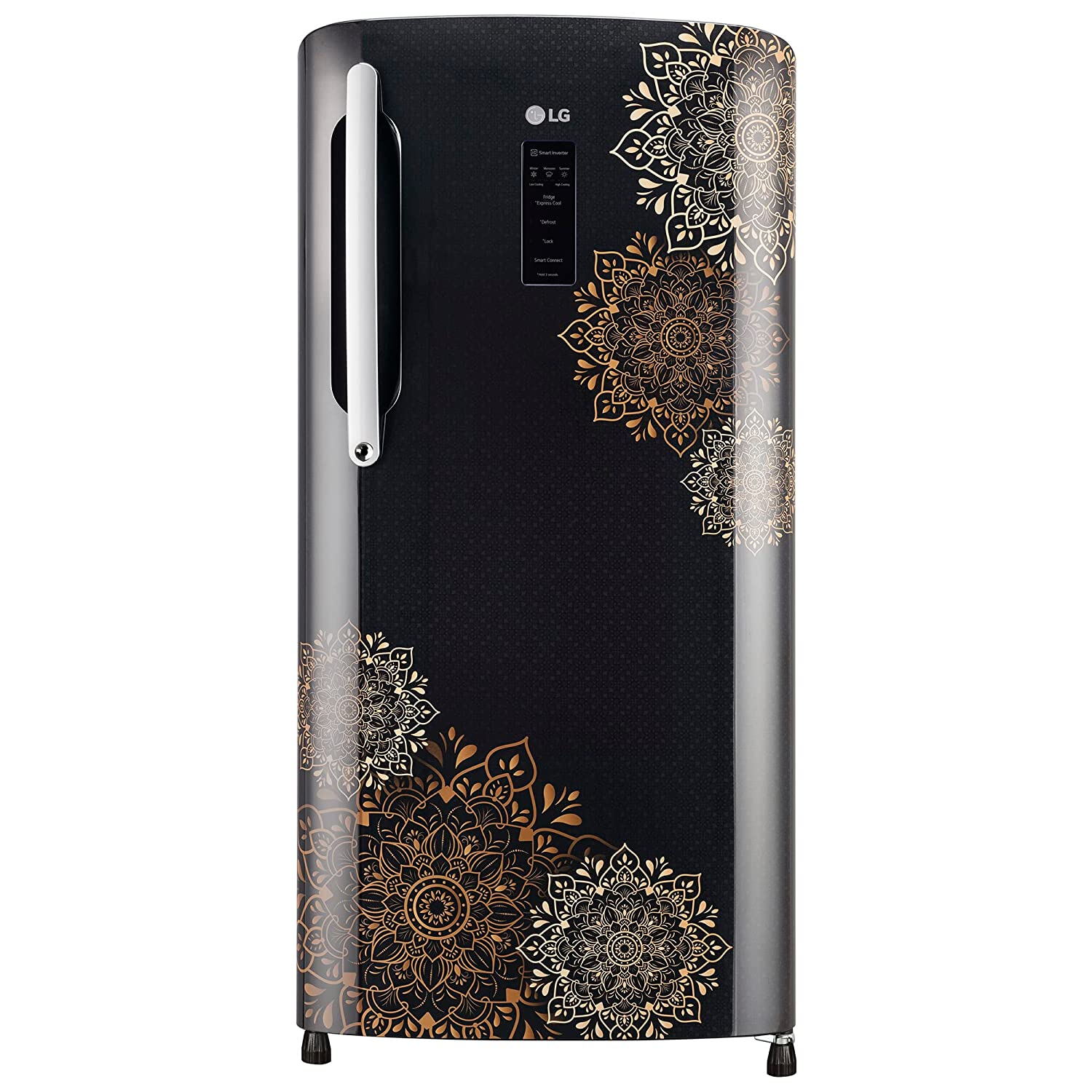 LG 204 L 4 Star Direct-Cool Inverter Single Door Refrigerator (??GL-B211CERY, Ebony Regal, Smart Connect, 2022 Model)