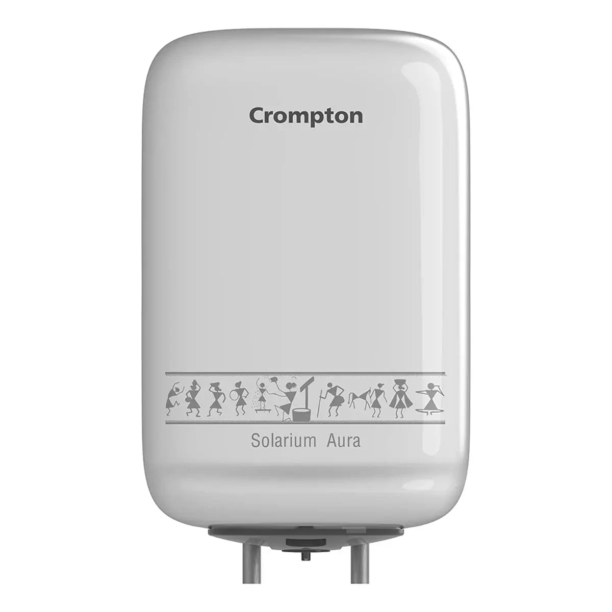 Crompton Solarium Aura 2000-Watt Storage Water Heater (White) - 15 Liter