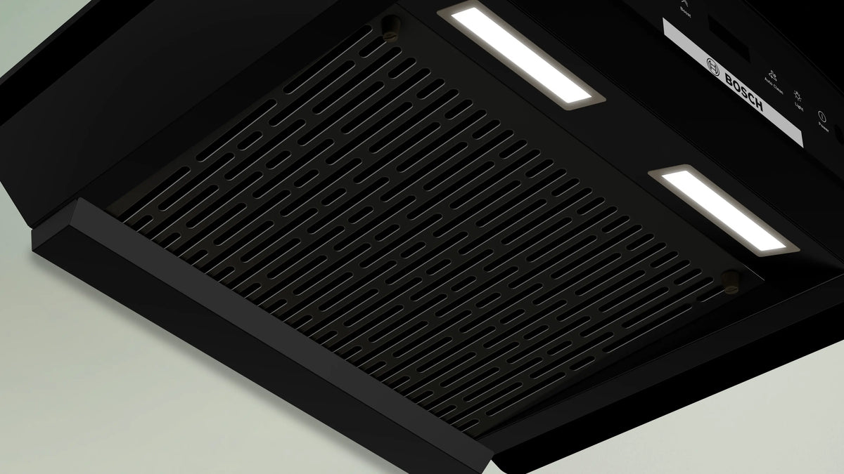 Bosch DWA61BJ60I wall-mounted cooker hood detail