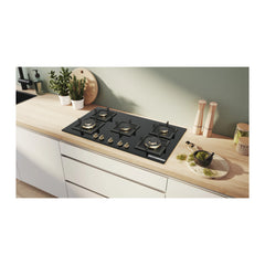 Bosch PNV9B6G21I Series 6 90 cm 5-Burner Built-in Gas Hob