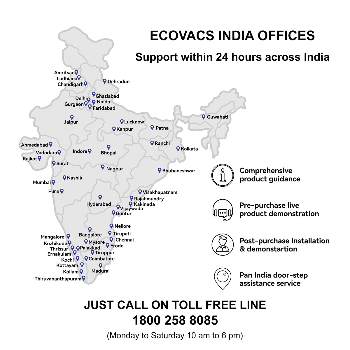 Ecovacs DEEBOT N30 PLUS robot vacuum and mop additional product image