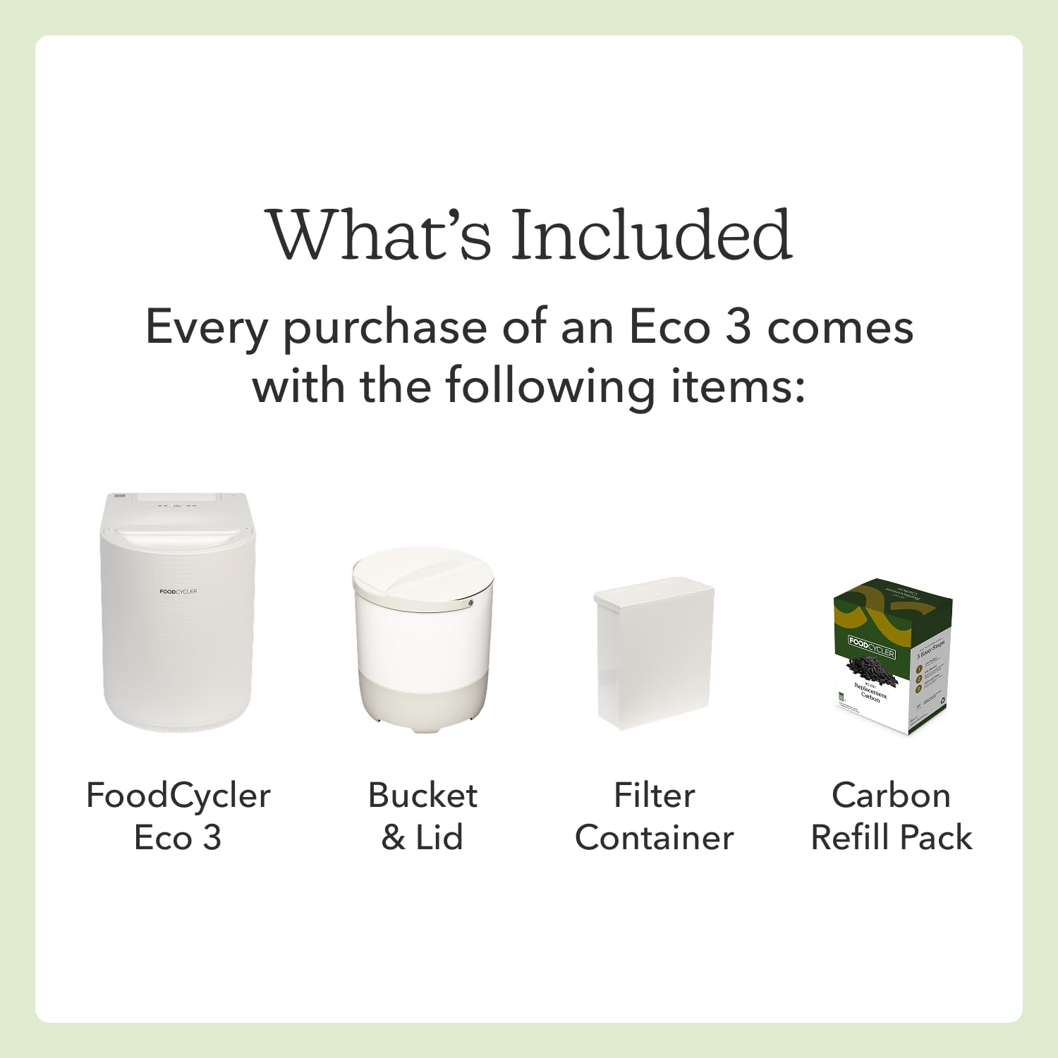 Led Container Snack FoodCycler ECO 3 3.5 L Countertop Food Waste Composter – Kitchen Brand ...