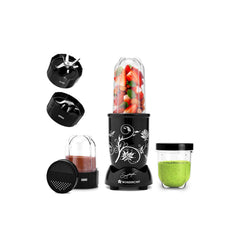 Wonderchef Nutri-blend 500W Black Mixer Grinder with 3 Jars