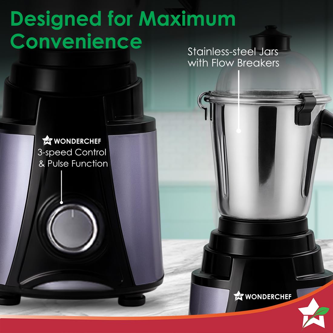 Wonderchef Galaxy 63154818 mixer grinder product image, index 6