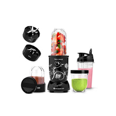 Wonderchef Nutri-blend 500W Black Mixer Grinder with 3 Jars and Sipper