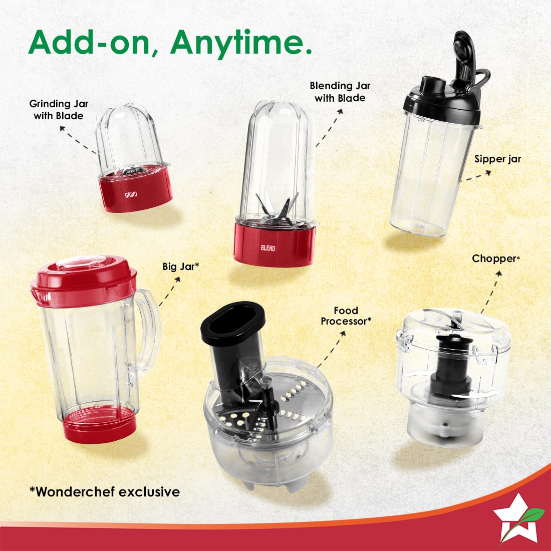 Wonderchef Nutri-Blend 63152173 mixer grinder product image