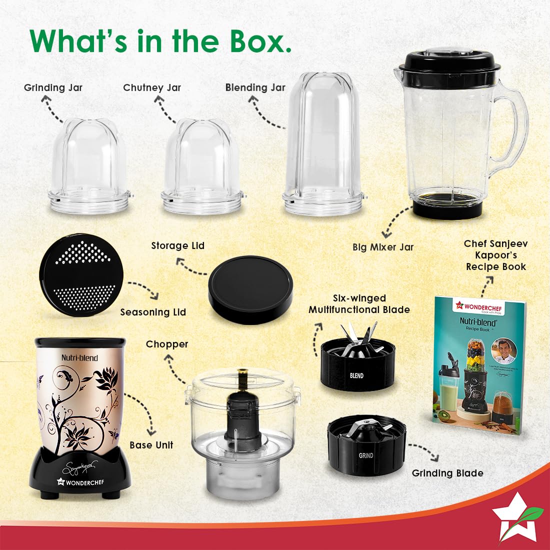 Wonderchef Nutri-blend CKM 63152720 mixer grinder product image