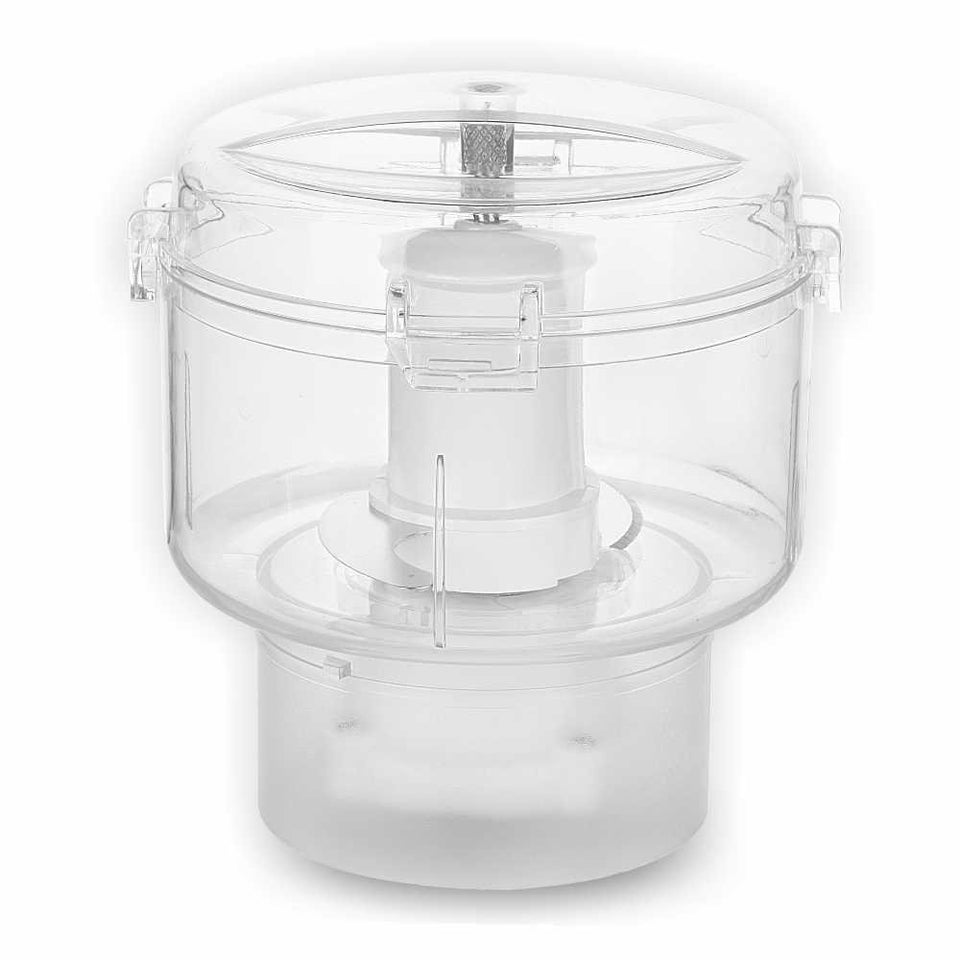 Clear 600 ml chopper attachment with lid and blade for the Wonderchef Nutri-blend CKM 63152720