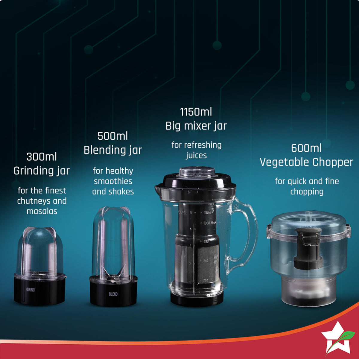 Wonderchef Nutri-blend Smart CKM 63154857 additional product gallery image