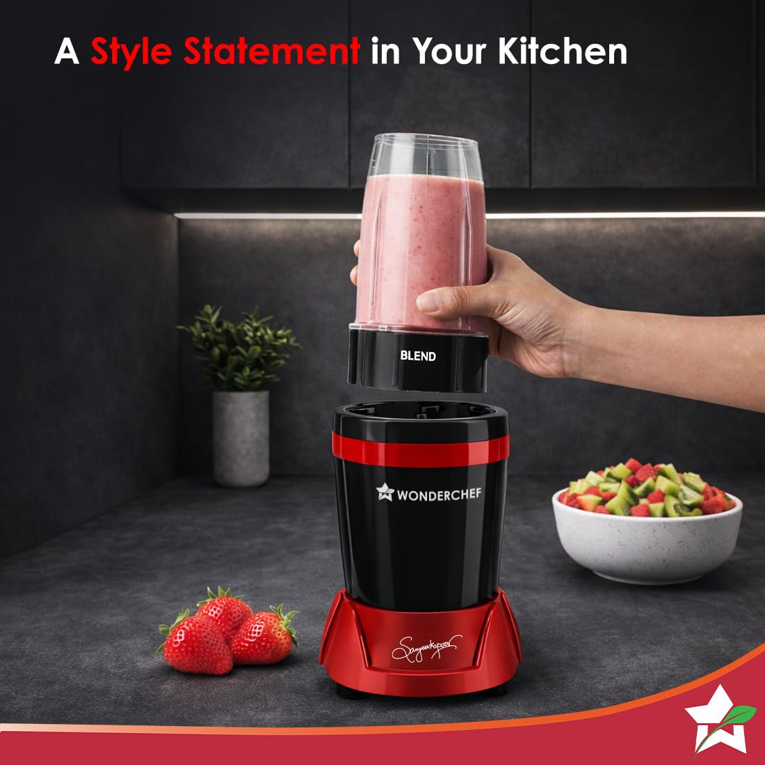 Wonderchef Nutri-Blend Turbo 63155247 mixer grinder product image
