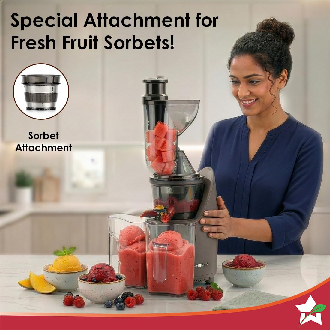 Wonderchef Regalia 63154559 cold press slow juicer product image