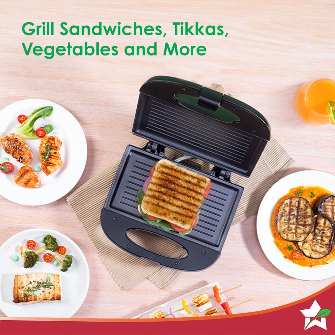 Wonderchef Prato Plus 63154445 sandwich griller product image