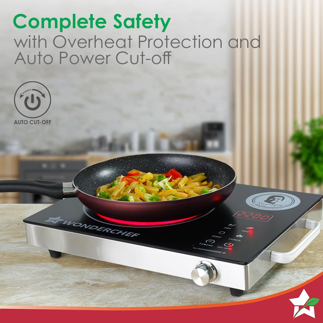 Wonderchef 63154925 Easy Cook infrared cooktop product image