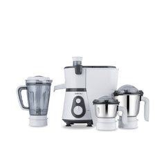 Bajaj Ninja Series PowerBlend 1000 W White & Grey Juicer Mixer Grinder