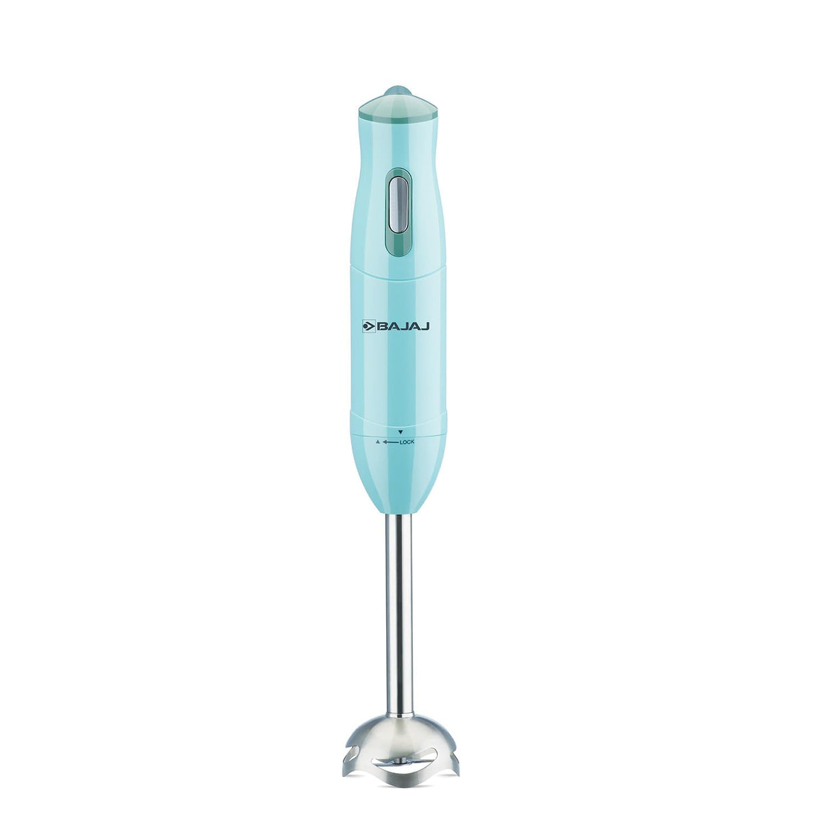 Bajaj HB 22 hand blender body with blender stem attached, front view