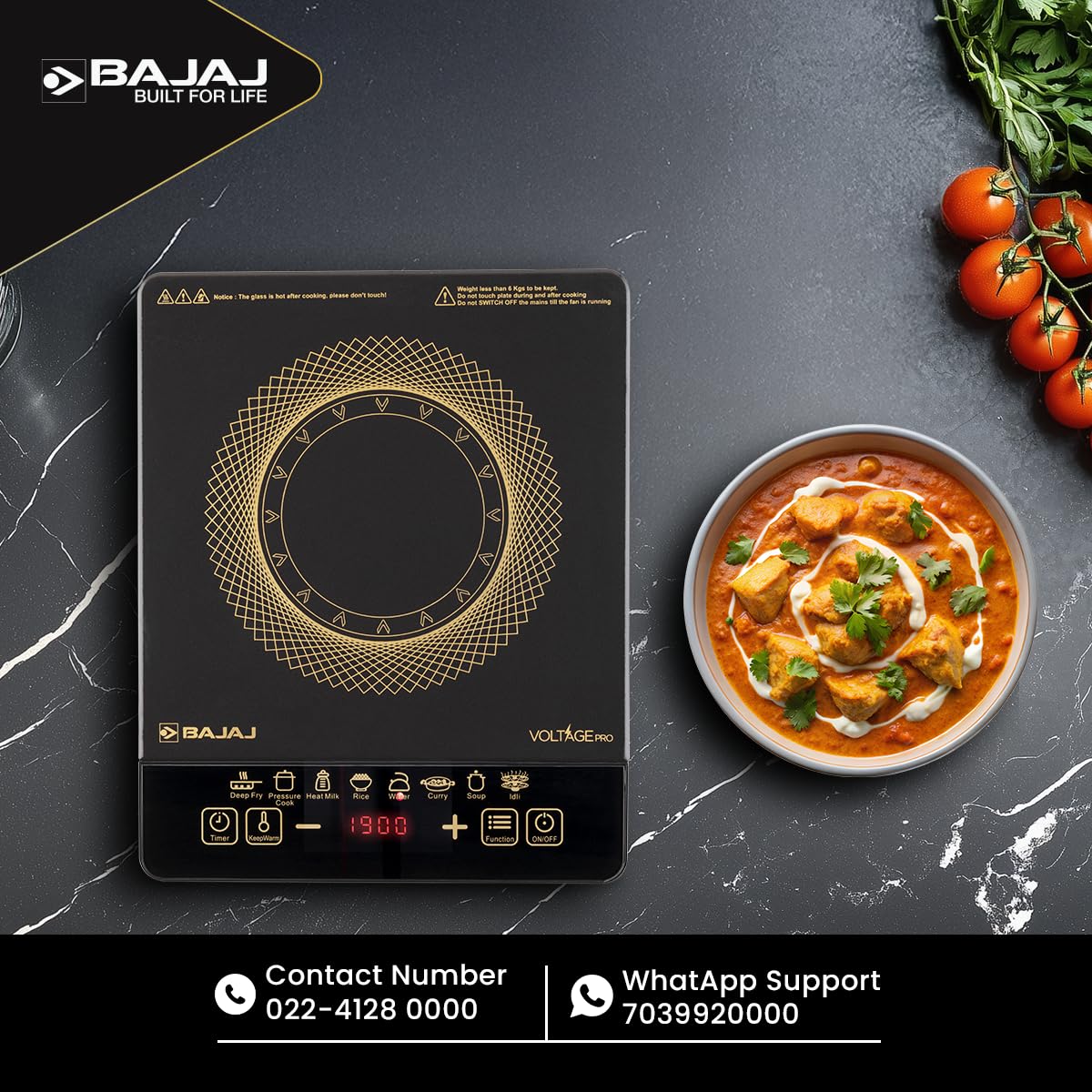 Bajaj ICX 190FS Voltage Pro induction stove additional product image