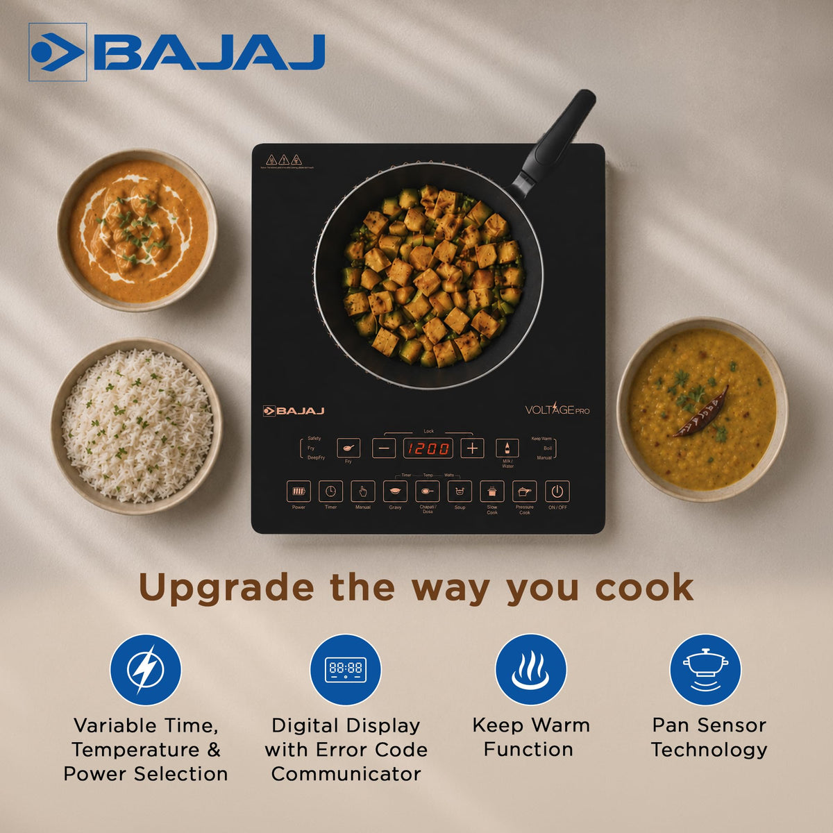 Bajaj ICX 200FP 2000 W induction cooktop product image