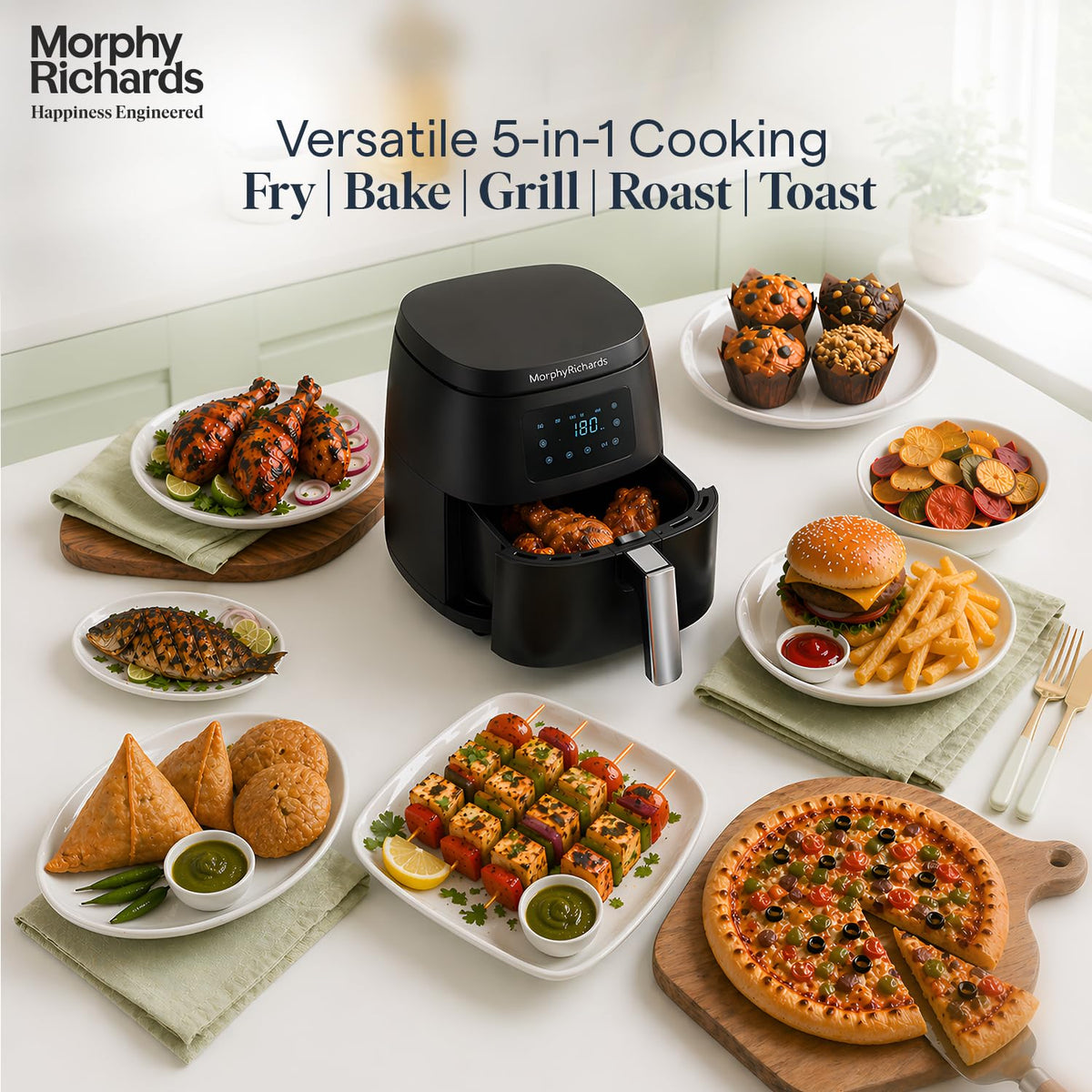 Morphy Richards 510056 5 L digital air fryer, additional product image