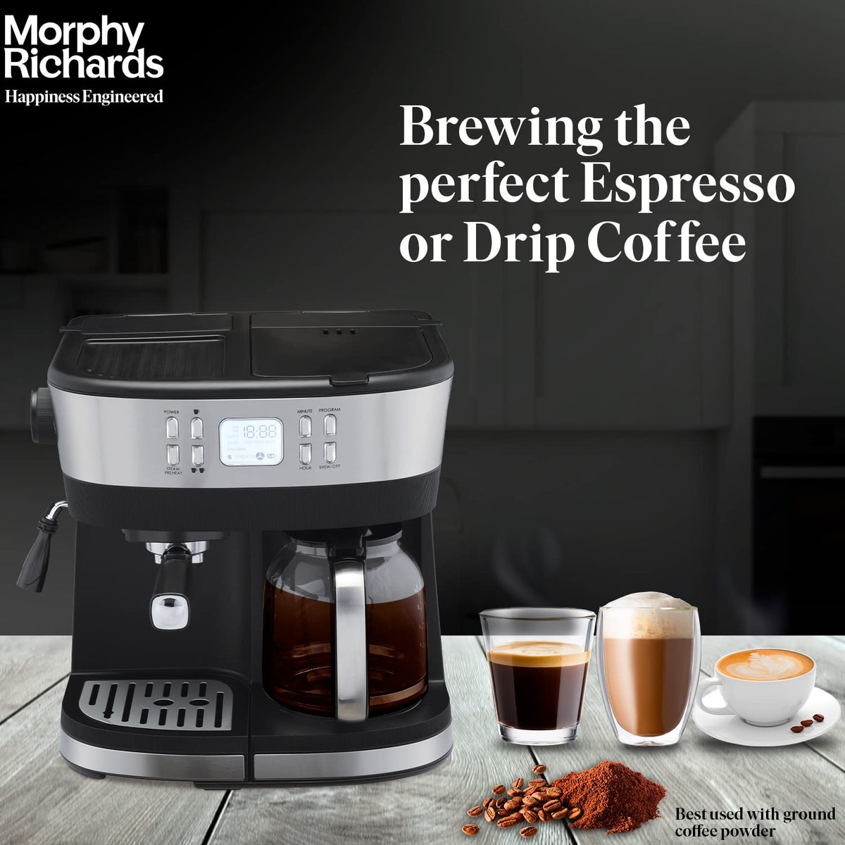 Morphy Richards 350016 DuoPresso coffee maker product image