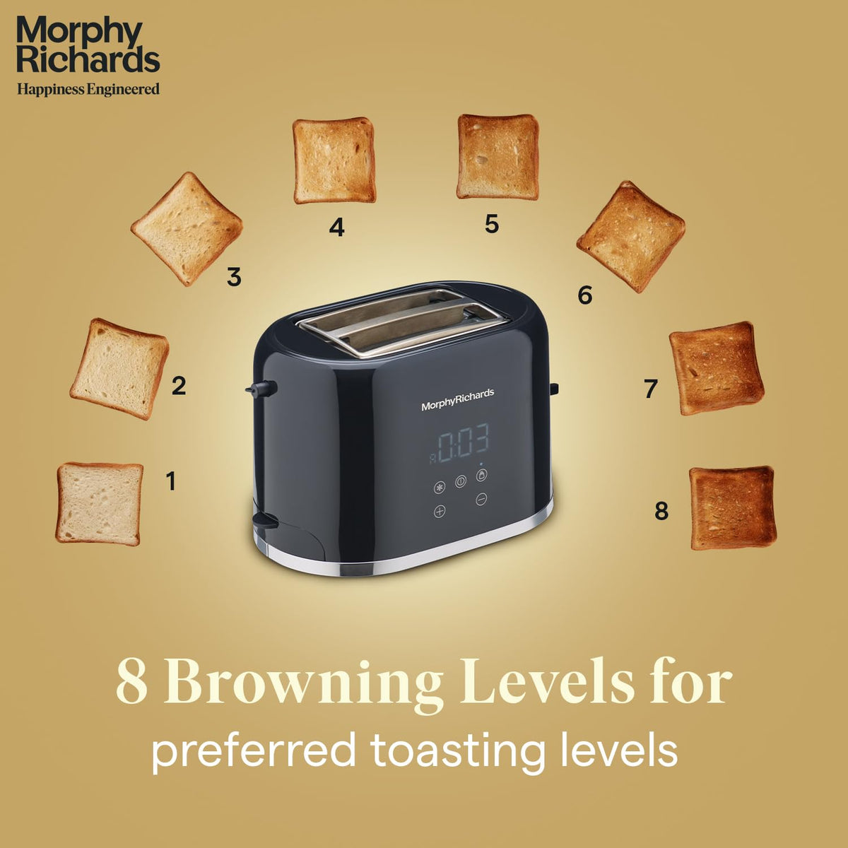 Morphy Richards 370071 Windsor Series 2-slice digital pop-up toaster, additional product image