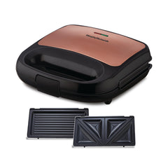 Morphy Richards Luxe Rose (T&G) 750 W 2 in 1 Sandwich Maker