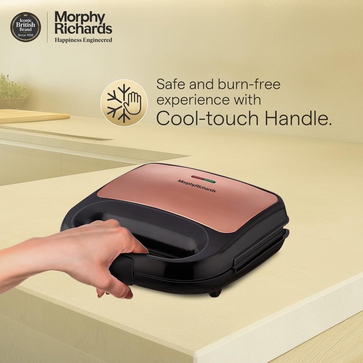 Morphy Richards Luxe Rose (T&G) sandwich maker additional product image