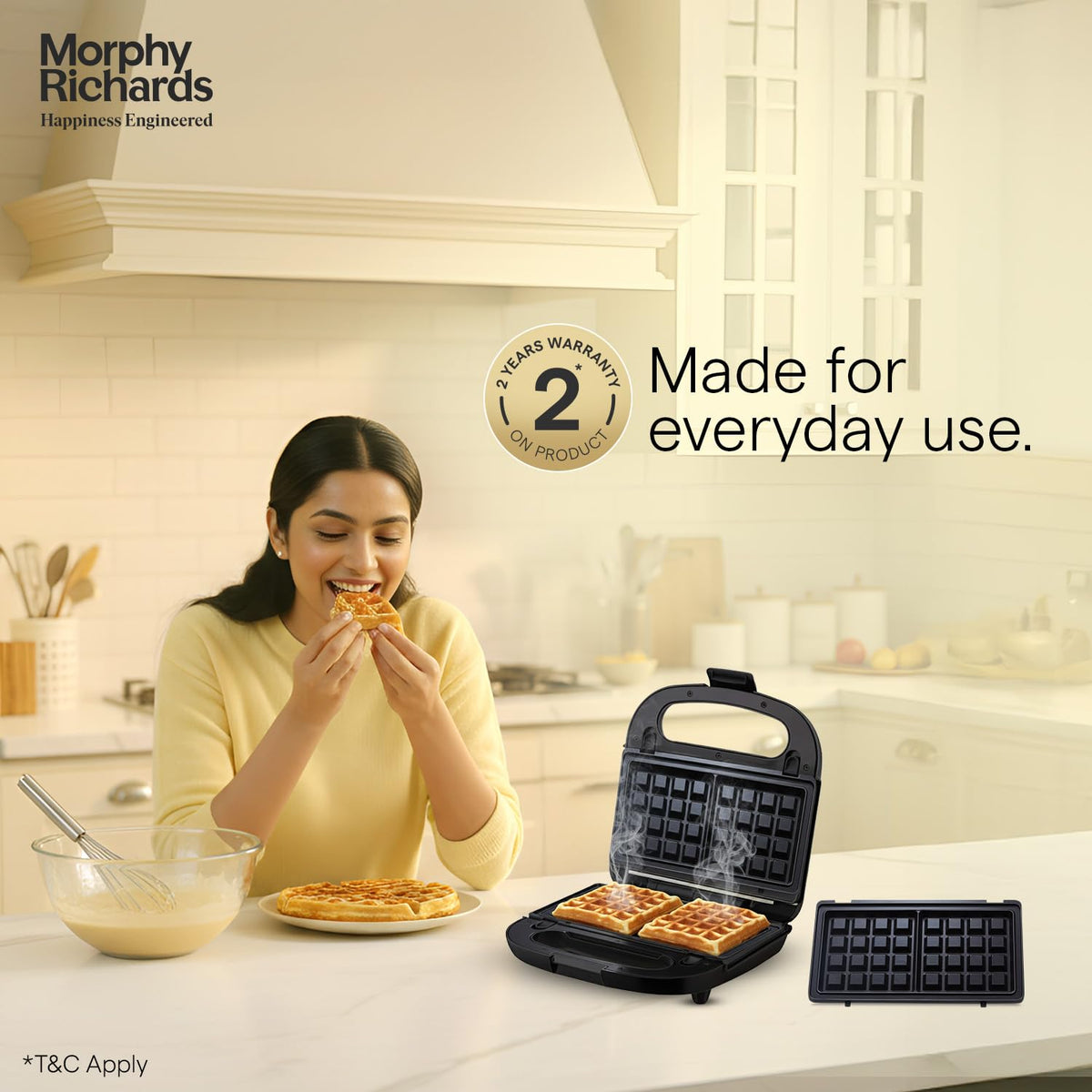 Morphy Richards 370070 3-in-1 sandwich maker product image