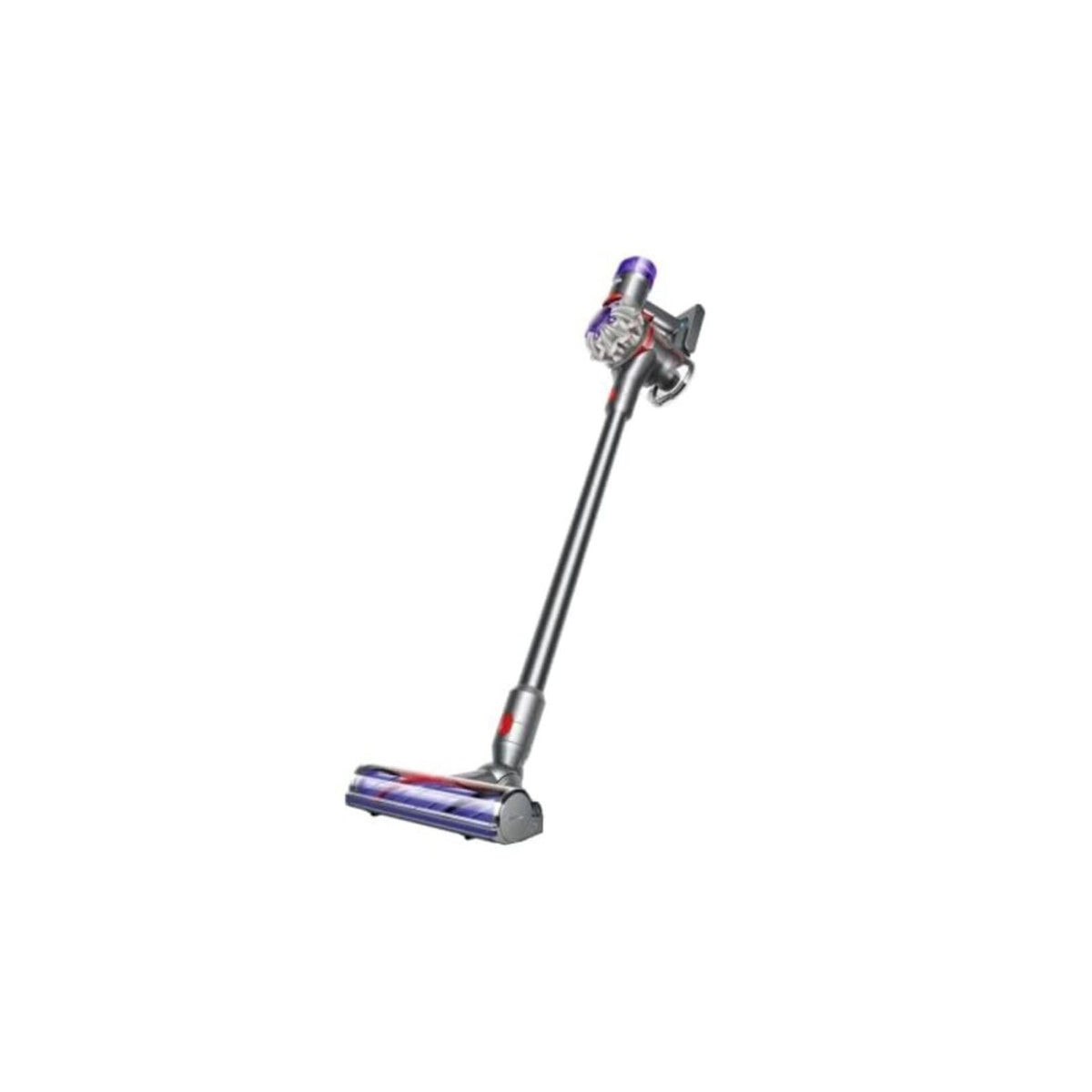 Dyson V8 Absolute grey cord-free vacuum cleaner with floor head, shown on a white background
