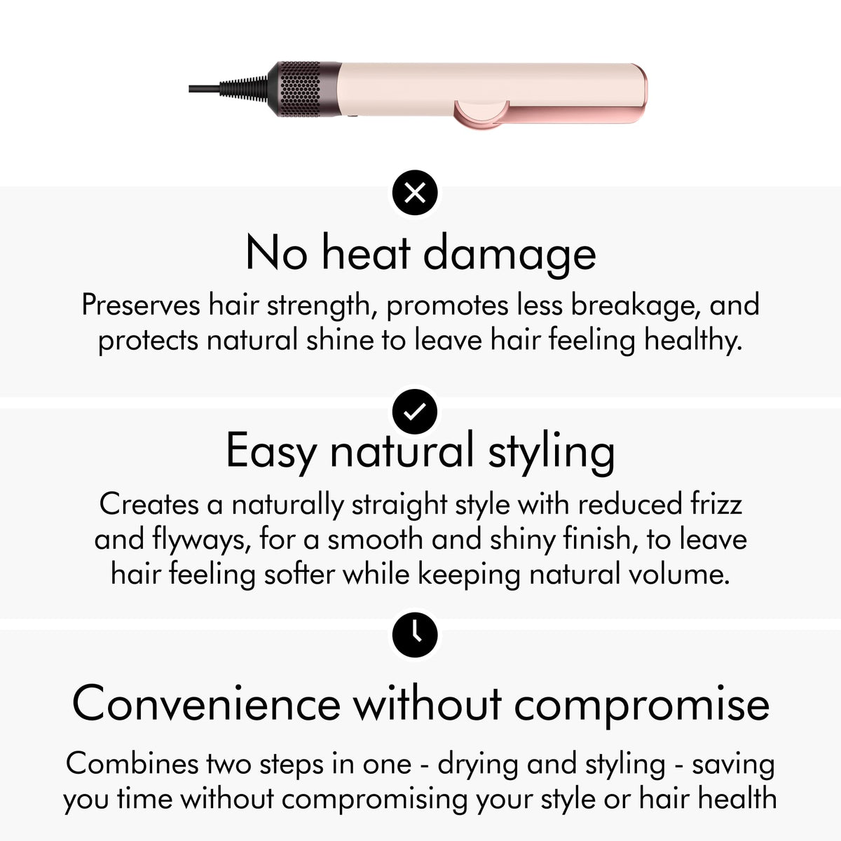 Dyson Airstrait 598966-01 hair straightener product image
