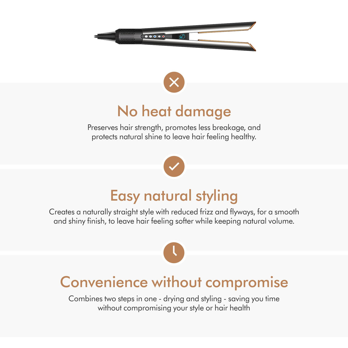 Dyson Airstrait 408213-01 hair straightener additional product image