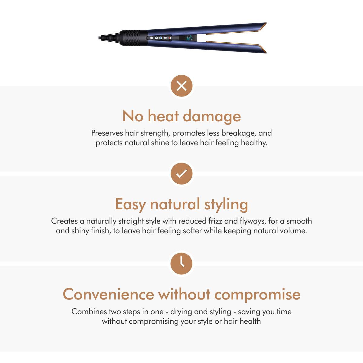 Additional product image of the Dyson Airstrait 408235-01 straightener