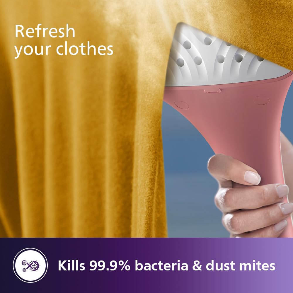 Philips STE1020/40 Soft Red standing garment steamer product image