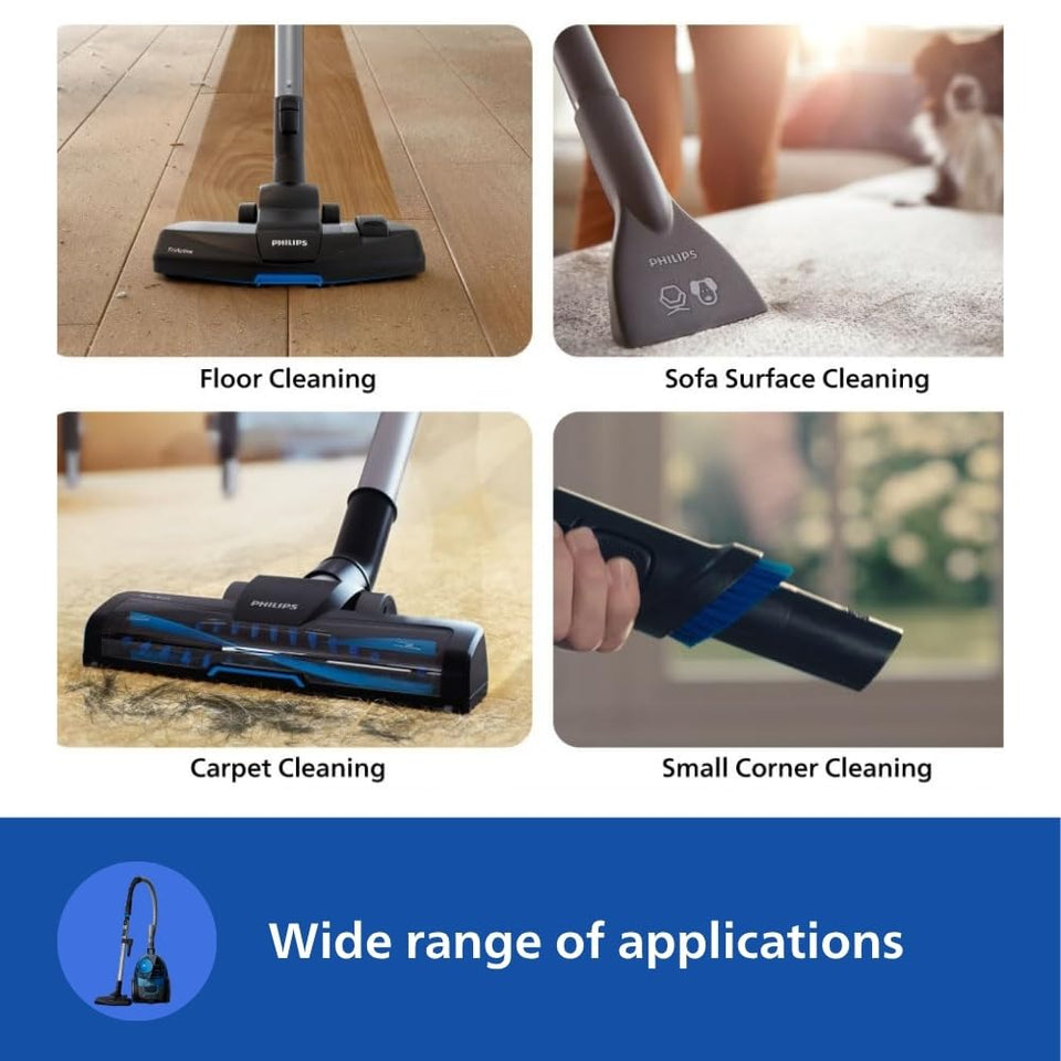 Philips FC9352/01 vacuum nozzles for floor, sofa surface, carpet and small corner cleaning