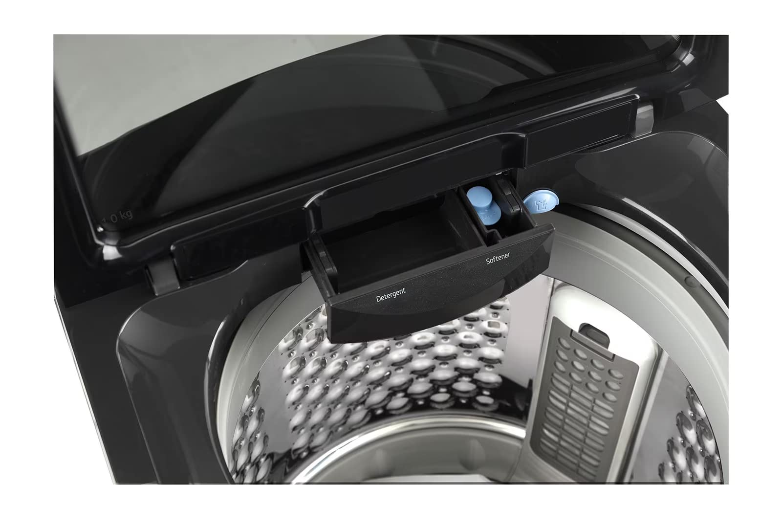 Lg Electronics 11 Kg 5 Star Inverter Wi-Fi Fully-Automatic Top Loading Washing With In-Built Heater (Thd11Swp, Platinum Black, Aidd Technology)