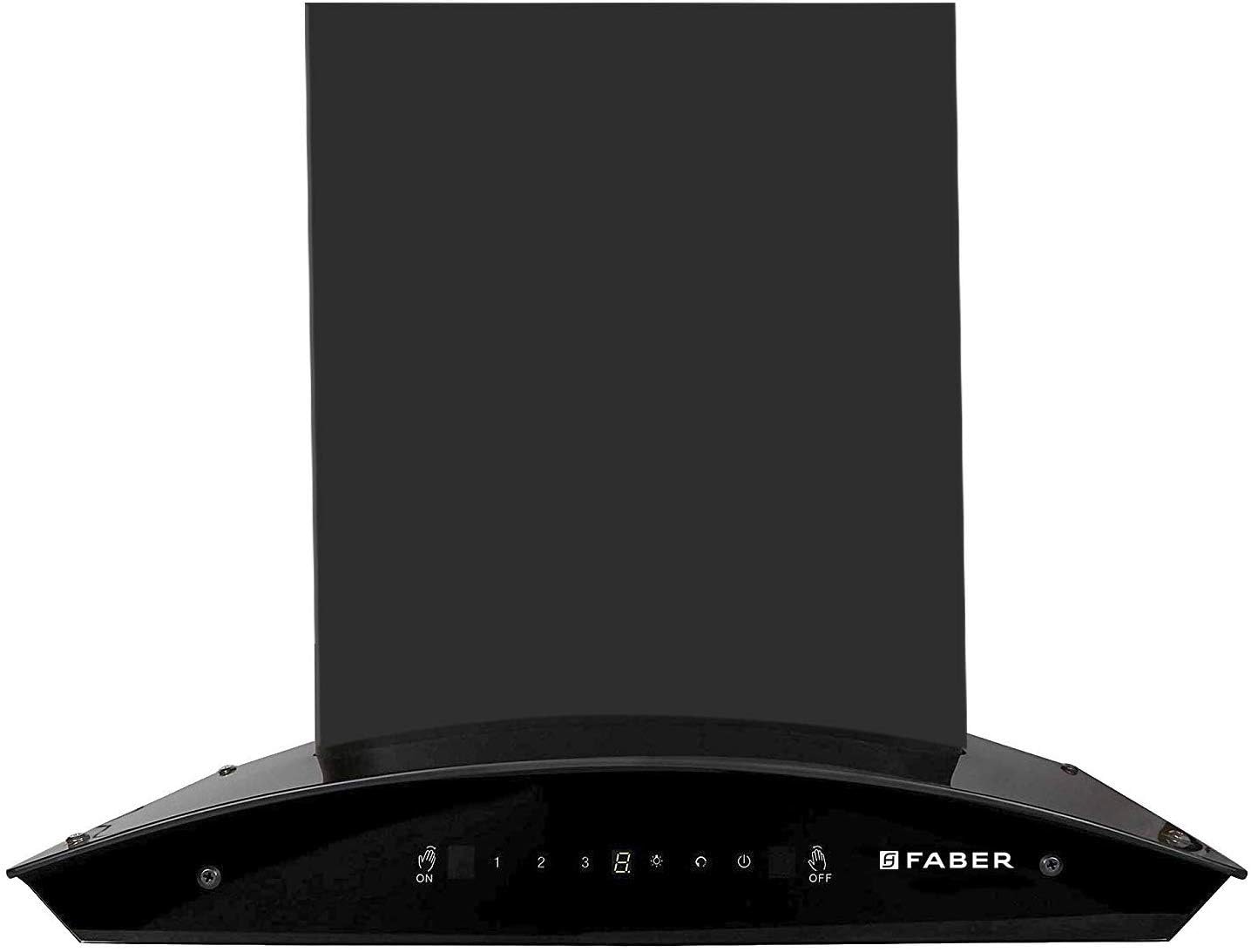 Faber 60 cm 1200 m3/hr Heat Auto Clean Chimney (Hood Crest Plus HC SC 60, Filterless, Touch Gesture Control, BK)