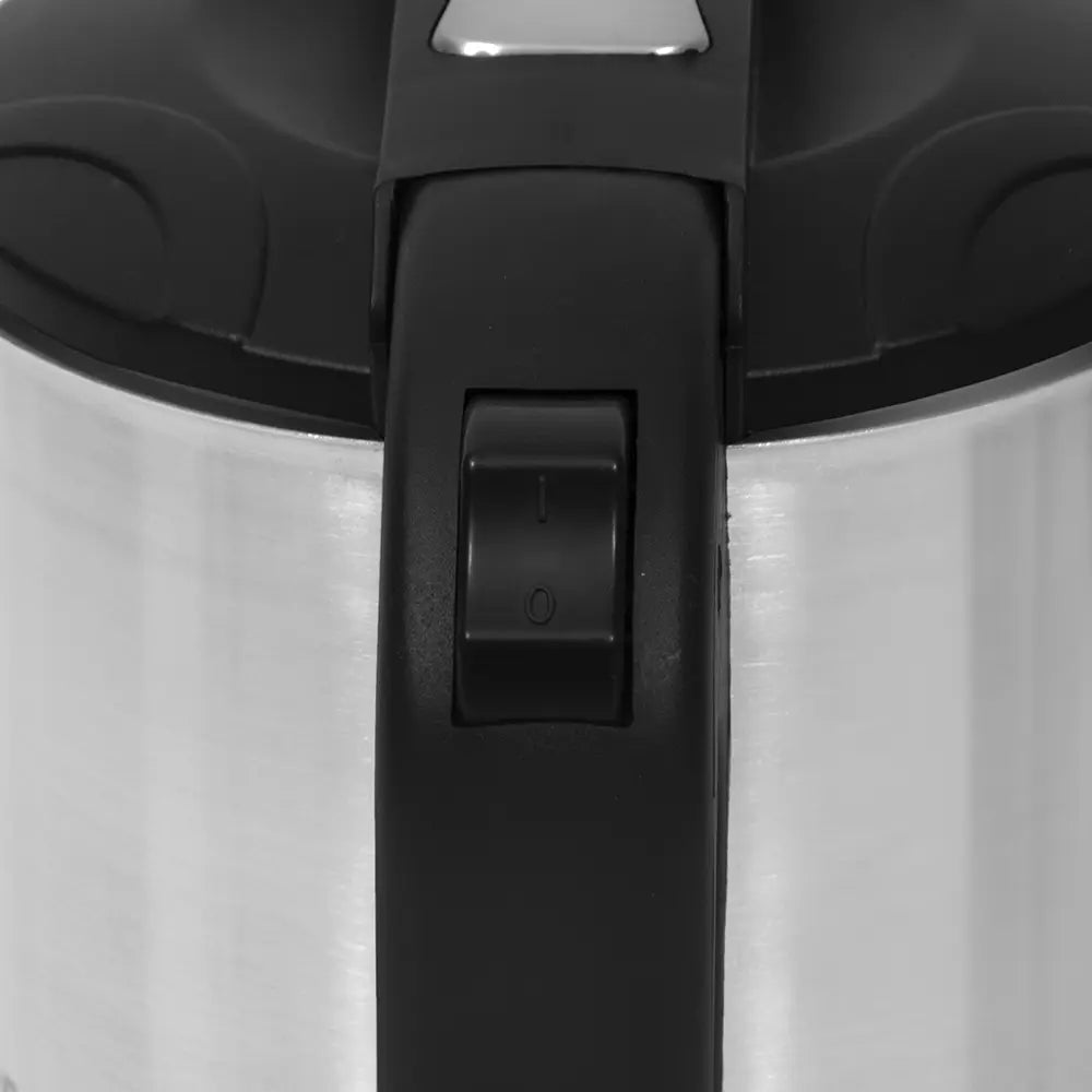 Kelvinator Electric Kettle 1.0L KEKS00310 Black/Steel