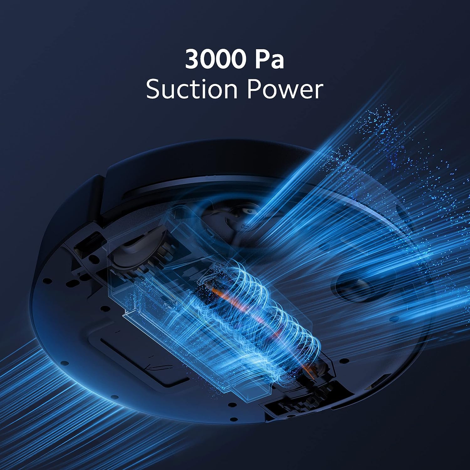 MI Xiaomi Robotic Vacuum-Mop 2Pro, Highest Runtime of 4.5 Hrs., 3000 Pa Strong Suction, 5200 Mah, Professional Mopping 2.0, Next Gen LDS Laser Navigation, Alexa/Google Assistant Enabled