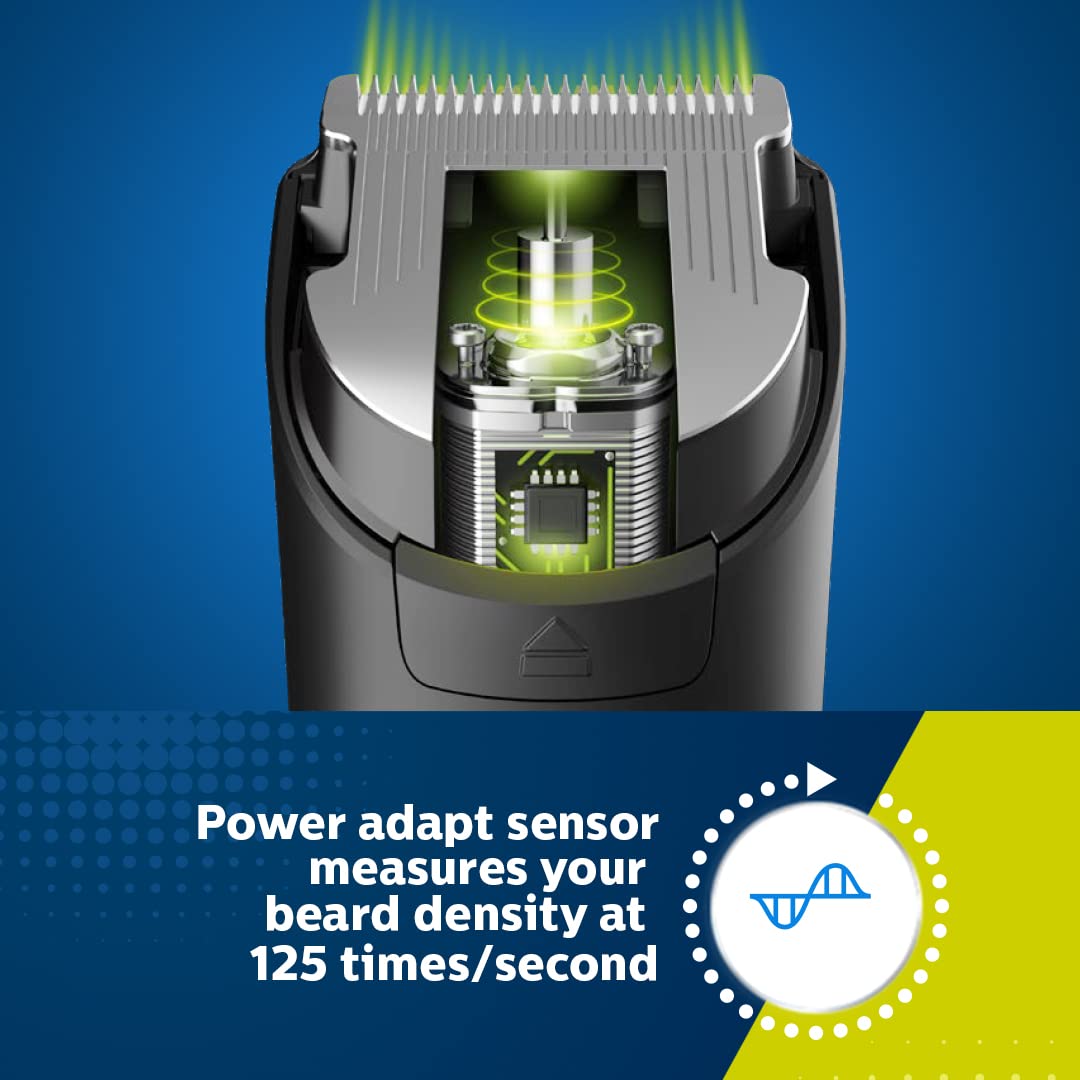 Philips Multi Grooming Kit MG7707/15, 12-in-1, Face, Head and Body - All-in-one Trimmer. Power adapt technology for precise trimming, 90 Mins Run Time with Quick Charge